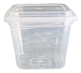 TINA CUADRADA 9OZ TAPA ALTA 300UND