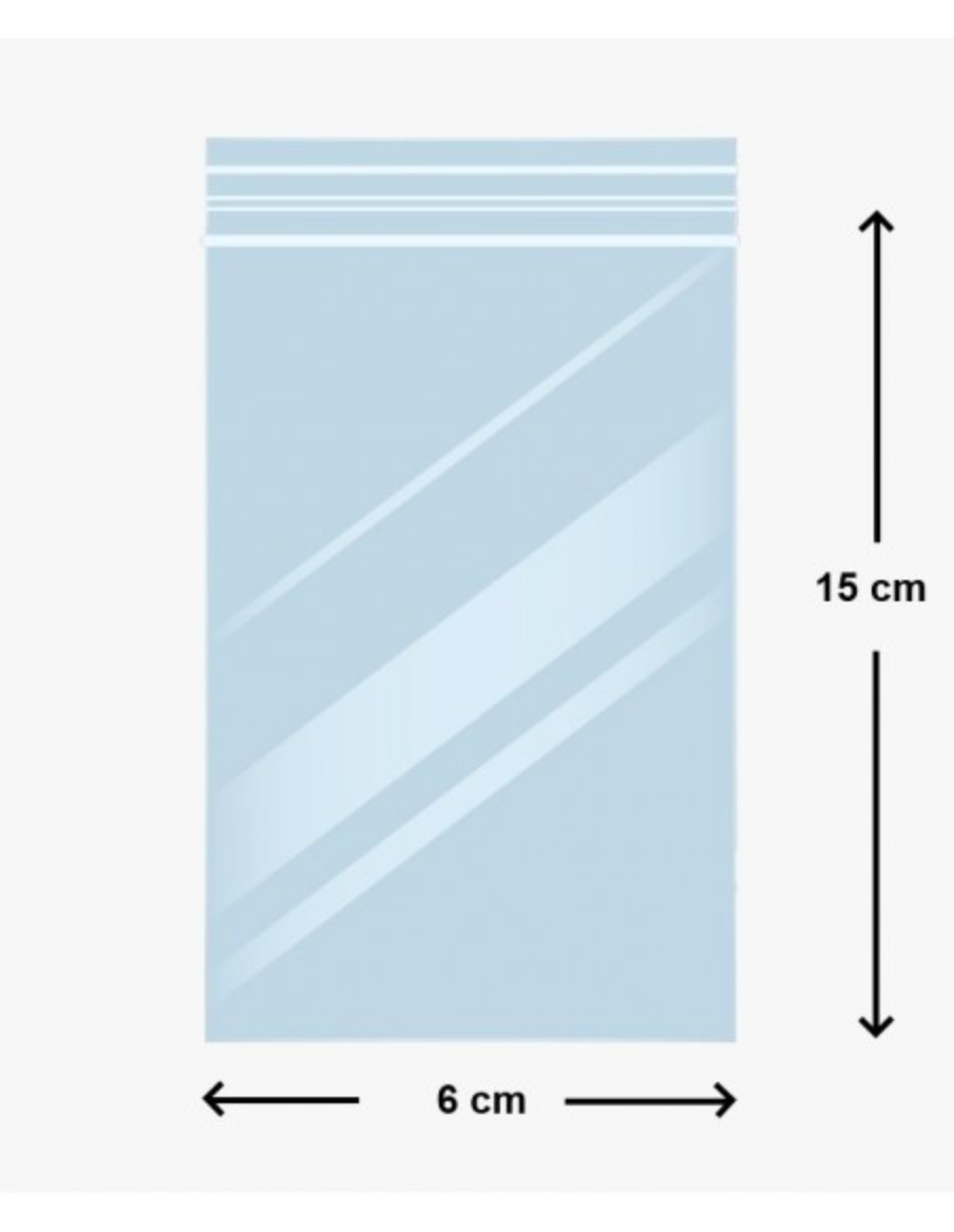 BOLSA PPBO TIPO MORDAZA 6X15 1*1000
