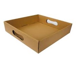 CAJA DESAYUNO MARRON 32x28x8 50UND