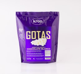 GOTAS COBERTURA BLANCO 12x250GR