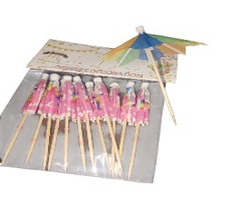 SOMBRILLAS P COCTEL PAQ 12UND