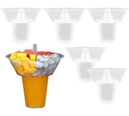 VASO SNACK 9OZ TRANSPARENTE UND