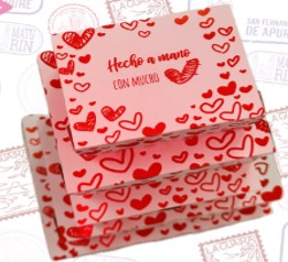 CAJA DE DULCE HECHO A MANO #1 100UND