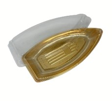 BARCO SUSHI DORADO 37X18X6CM 100UND