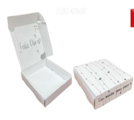 CAJA FELIZ DIA 11X10X3CM ROJAPLAT UND