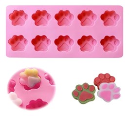 MOLDE SILICON PATICAS DE PERRO 15 CAV UN