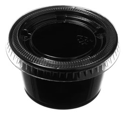 TINA ECOCUP NEGRA 2OZ 25PQ X100 UNDS