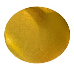 DISCO 12 30CM SEMIDRUM DORADO 12UNDS